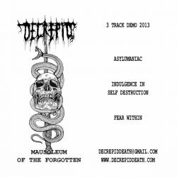 Decrepid : Mausoleum of the Forgotten Decrepid : Mausoleum of the Forgotten